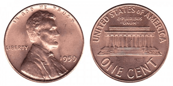 What Is the 1959 Lincoln Penny Made Of