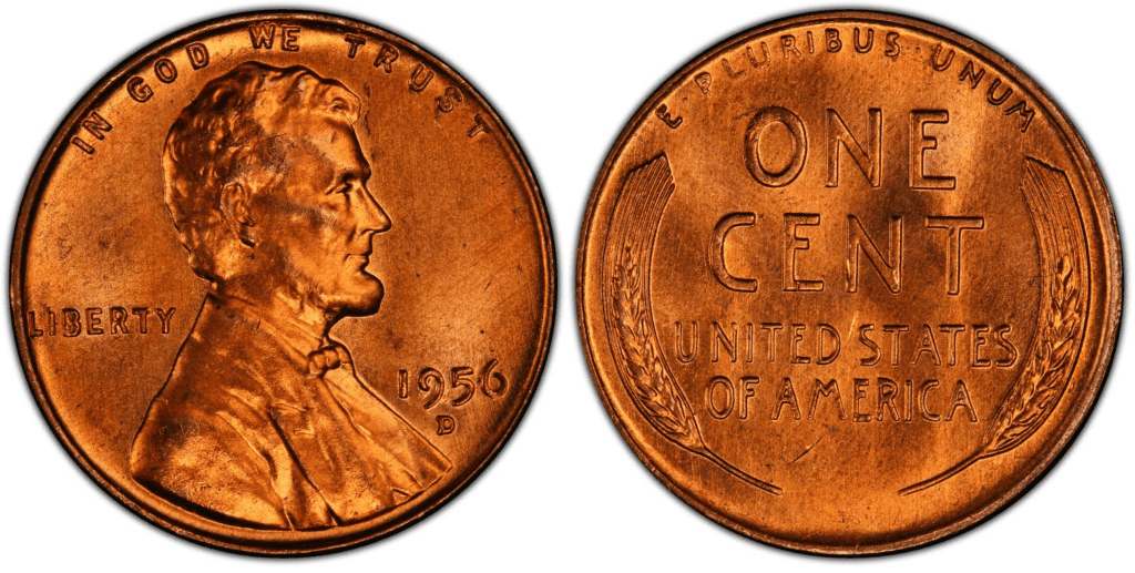 1956 D Lincoln Penny