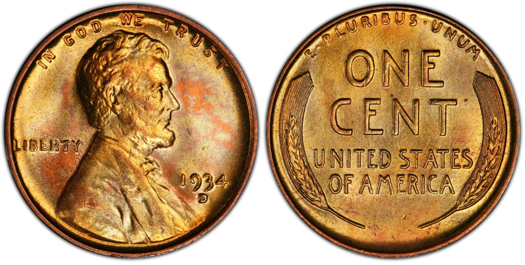 1938 D Lincoln Wheat Penny