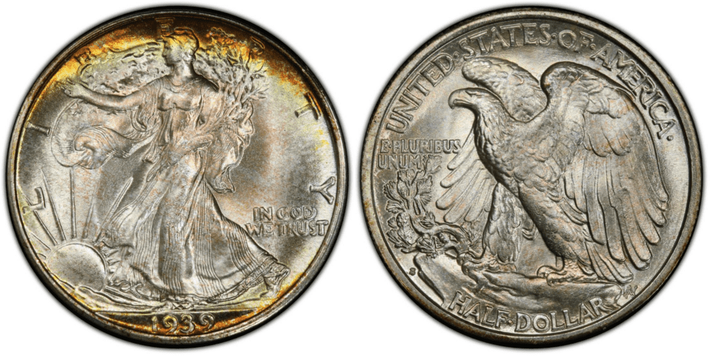 1939 S Liberty Half Dollar