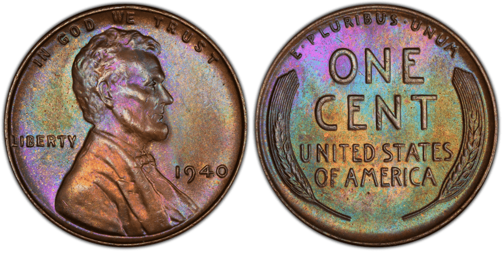 1940 P Lincoln Wheat Penny