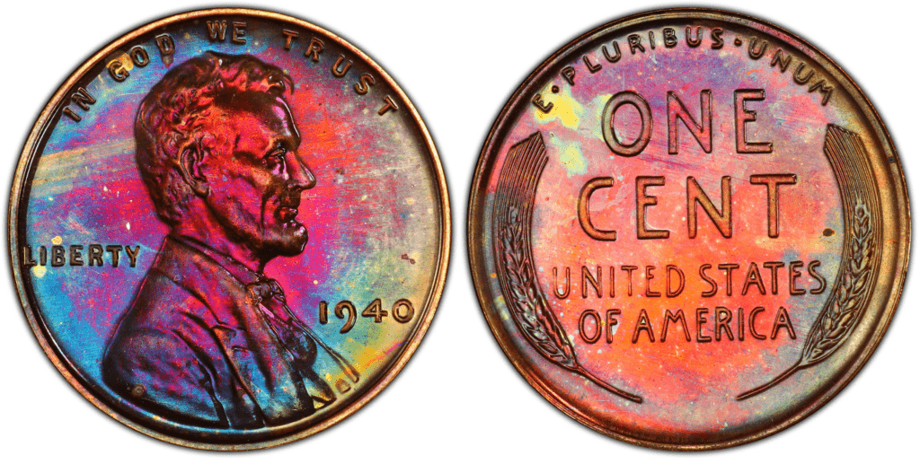 1940 Proof Lincoln Wheat Penny