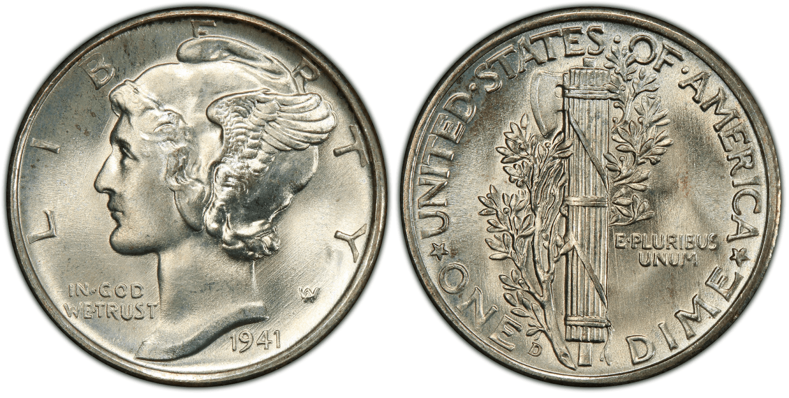 1941 D Mercury Dime