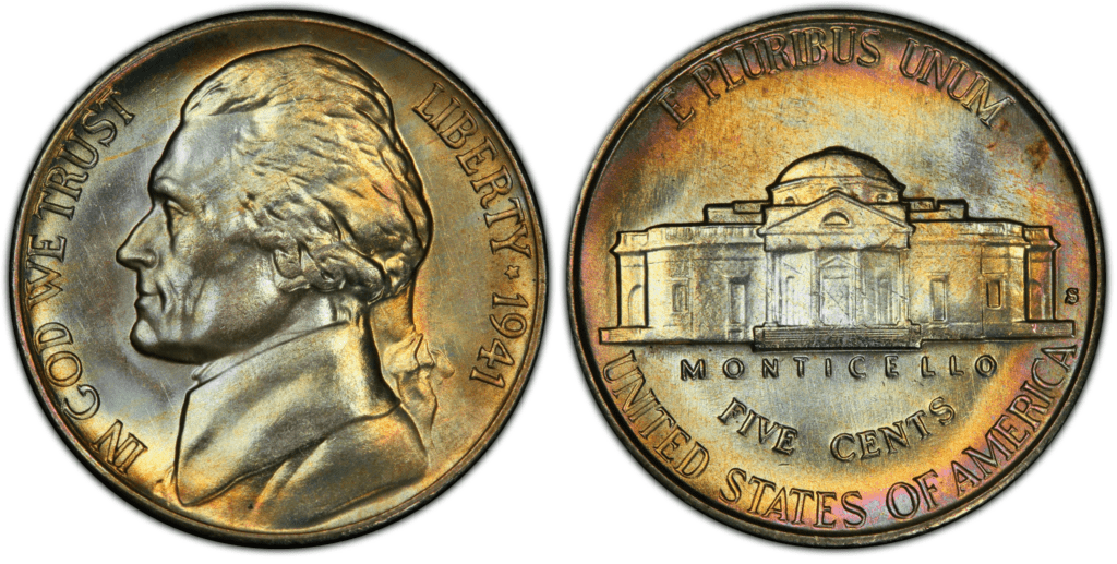 1941 S Jefferson Nickel