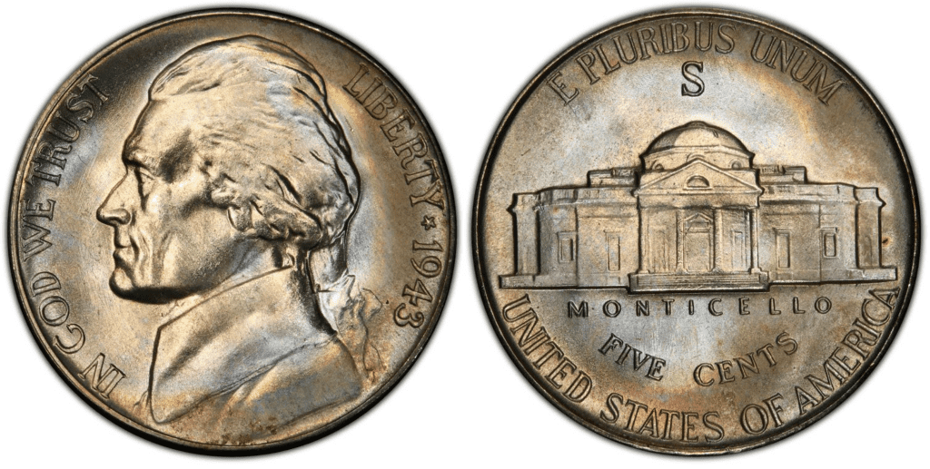 1943 D Jefferson Nickel