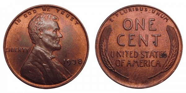 What Is the 1938 Lincoln Penny Made Of