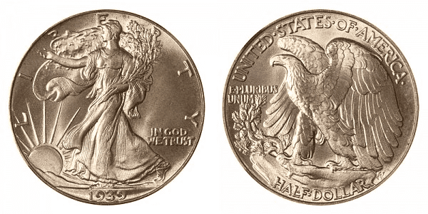 What Is the 1939 Liberty Half Dollar Made Of