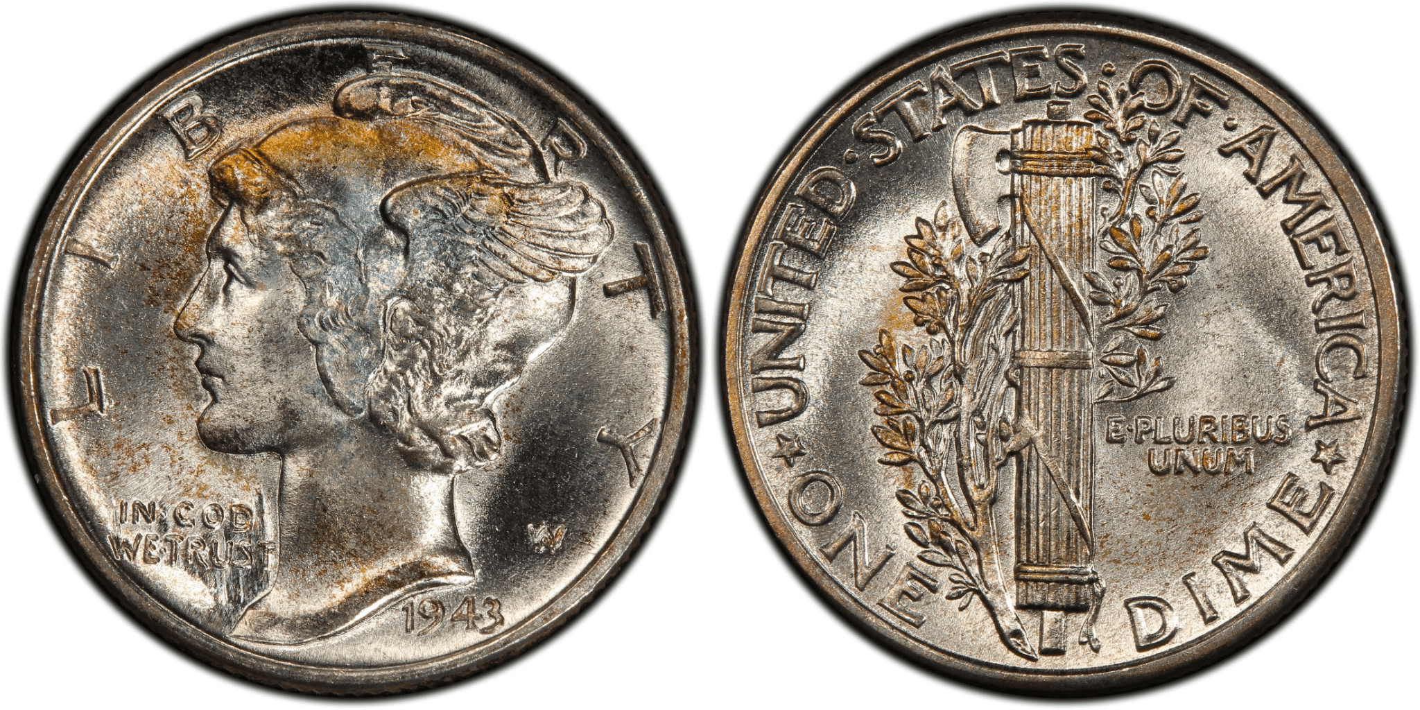 What Is the 1943 Mercury Dime Made Of