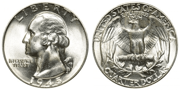 What Is the 1945 Washington Quarter Made Of