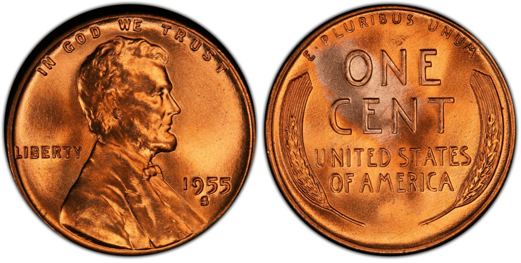 1955 S Lincoln Penny