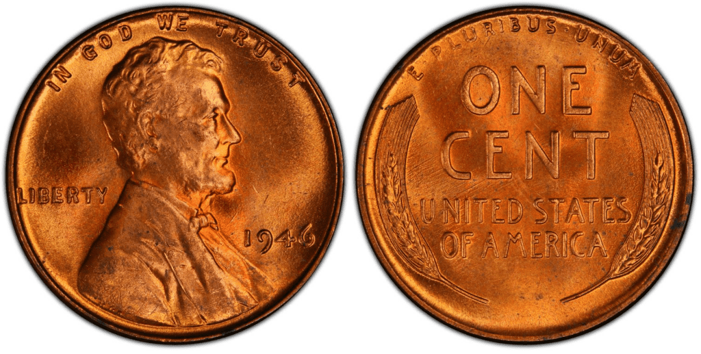 1946 D Lincoln Wheat Penny