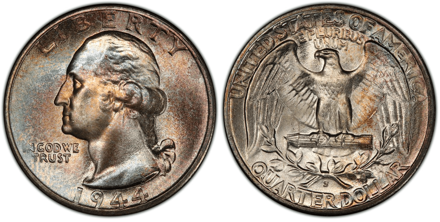 1944 S Washington Quarter