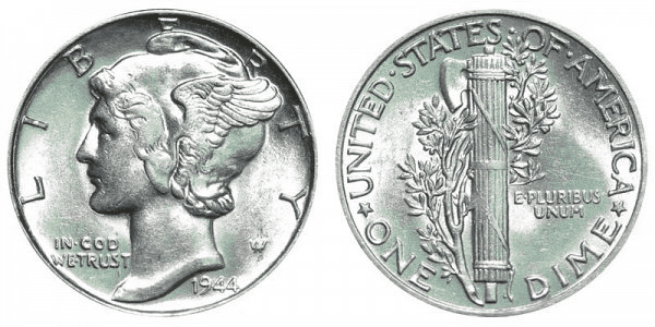 What Is the 1944 Mercury Dime Made Of?