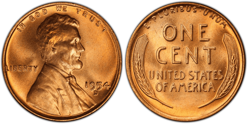 1954 D Lincoln Penny