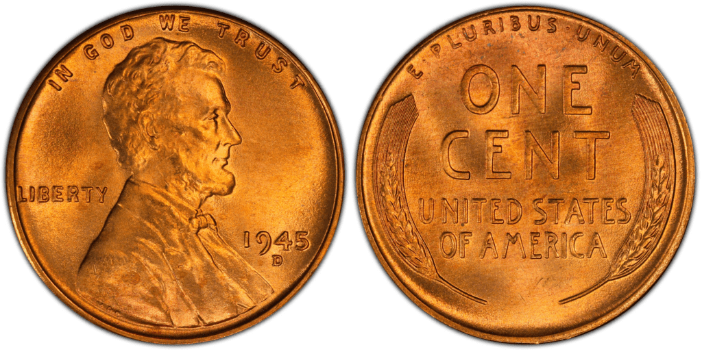 1945 D Lincoln Wheat Penny