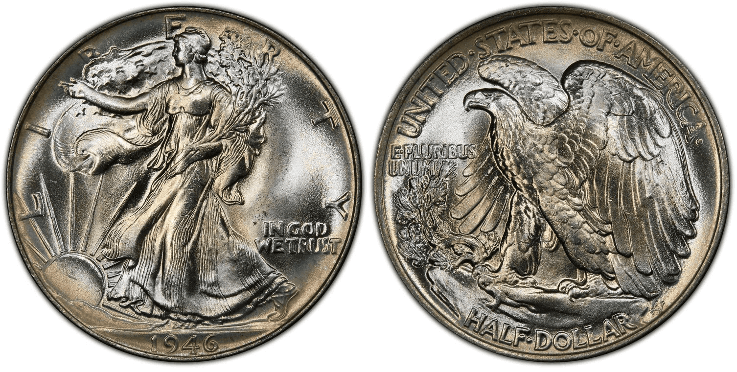 1946 P Walking Liberty Half Dollar