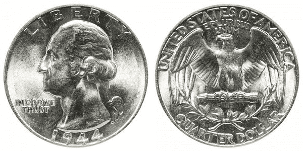 What Is the 1944 Washington Silver Quarter Made Of