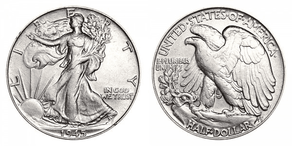 What Is the 1945 Walking Liberty Half Dollar Made Of