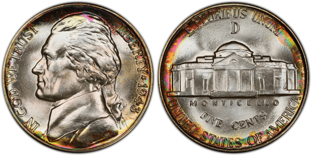 1945 S Jefferson Nickel