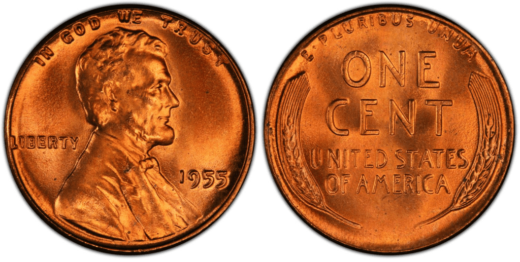1955 P Lincoln Penny