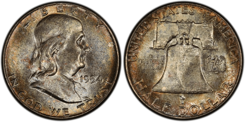 1954-P Franklin Half Dollar