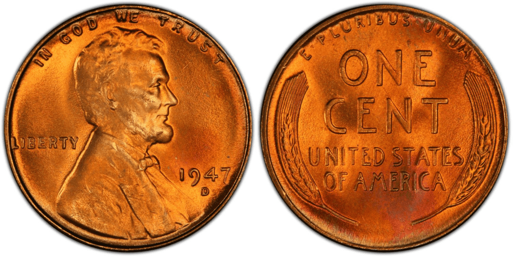 1947 D Lincoln Penny