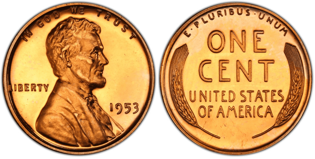 1953 Lincoln Wheat Penny (Proof)