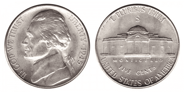 1945 Nickel Value example