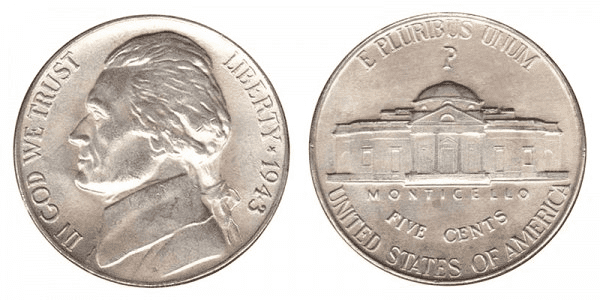 What Is the 1943 Jefferson Nickel Made Of