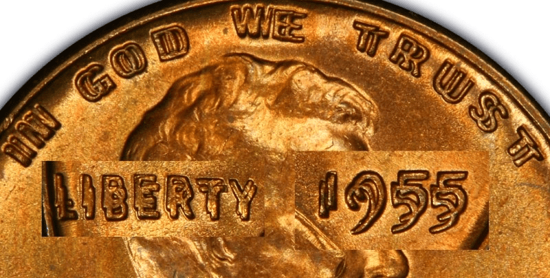 List of 1955 Lincoln Penny Errors