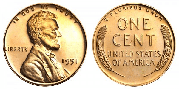 What Is the 1951 Lincoln Wheat Penny Made Of
