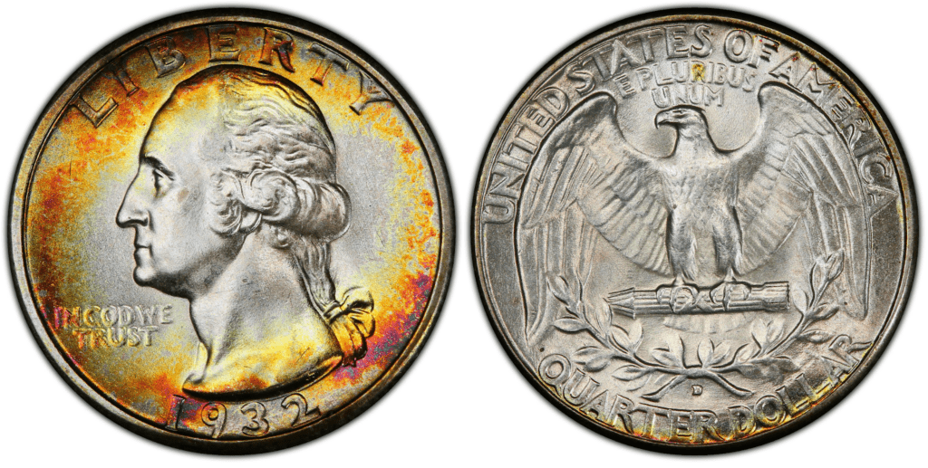 1932 D Washington Quarter Dollar