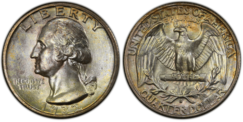 1932 S Washington Quarter Dollar