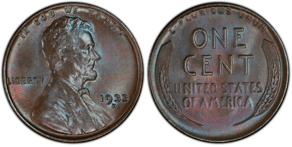1933 D Lincoln Wheat Penny