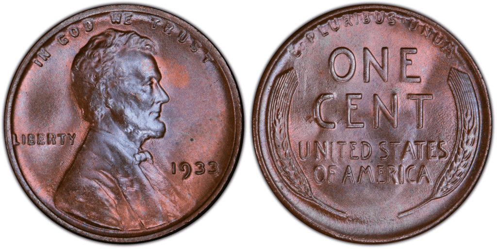 1933 P Lincoln Wheat Penny