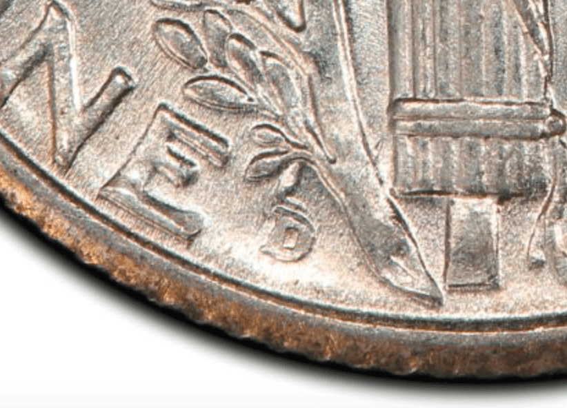 1934 Mercury Dime Repunched Mint Mark Error