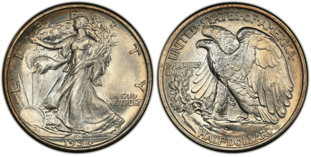 1934 P Walking Liberty Half Dollar