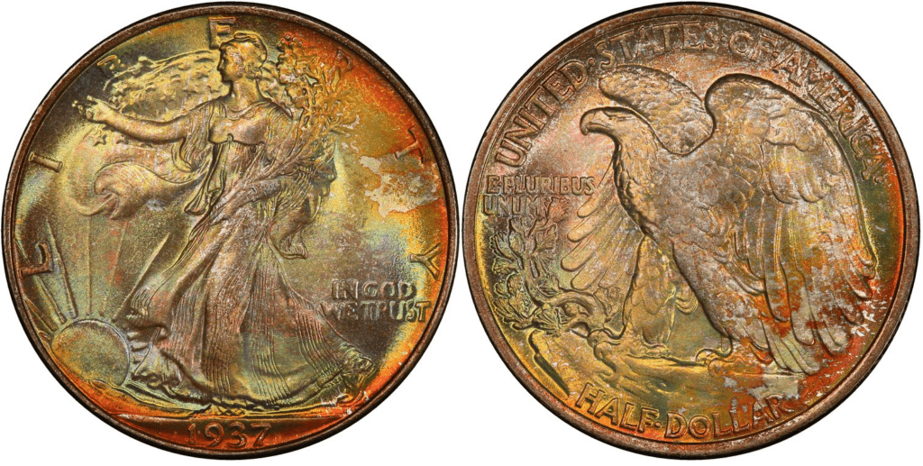1937 P Liberty Half Dollar