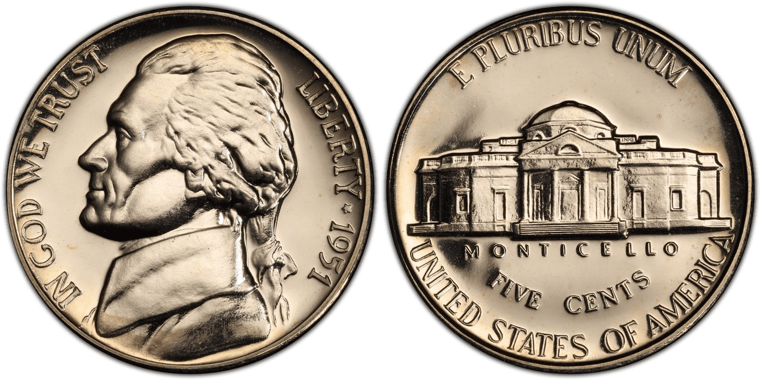 1951 Jefferson Nickel Value Guide