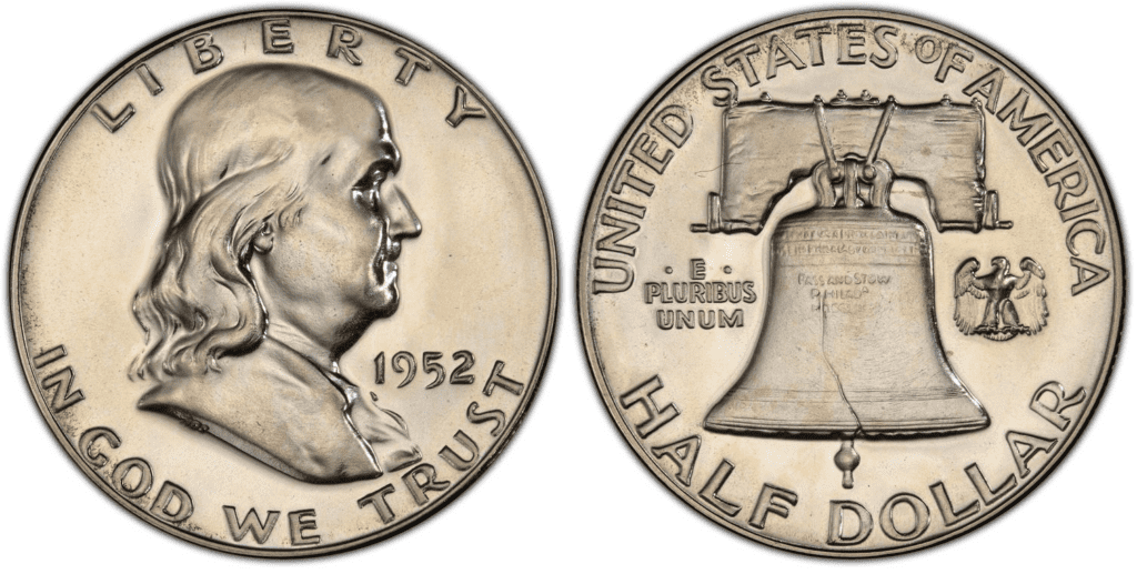 1952 Proof Franklin Half Dollar