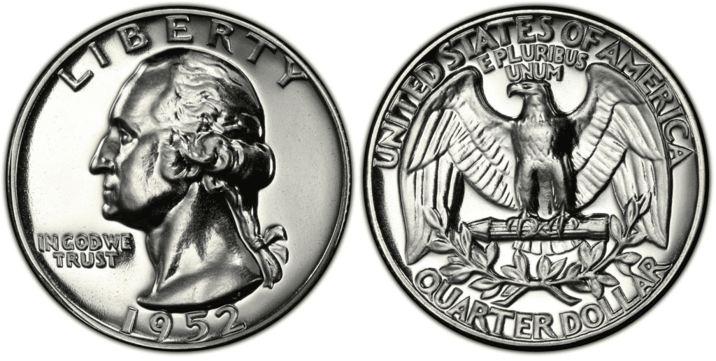 1952 Proof Washington Quarter