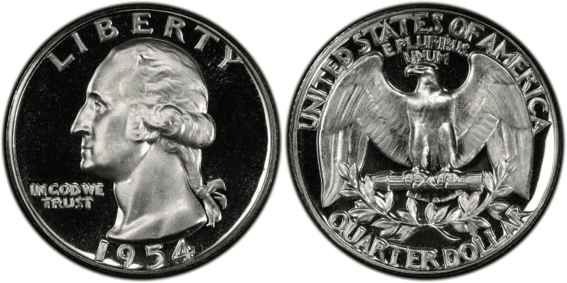 1954 Proof Washington Quarter