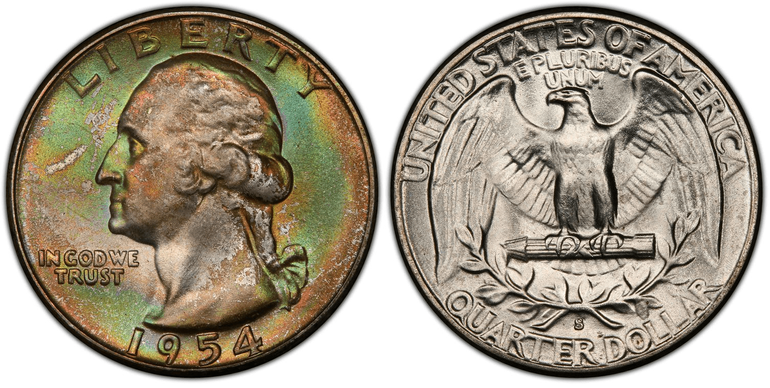 1954 S Washington Quarter