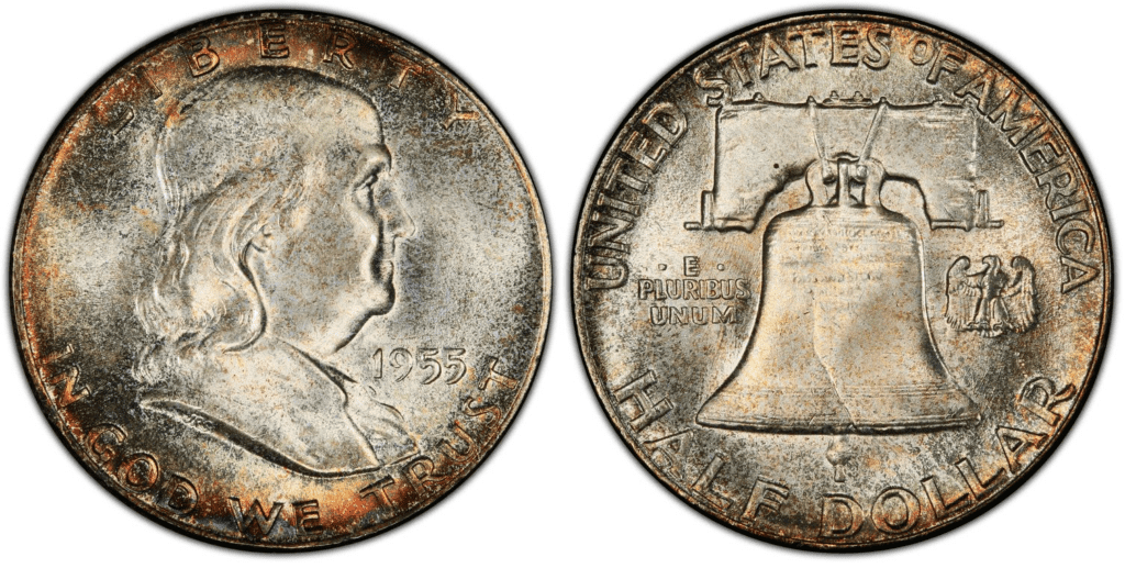 1955 P Franklin Half Dollar