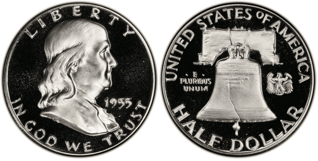 1955 P Franklin Half Dollar