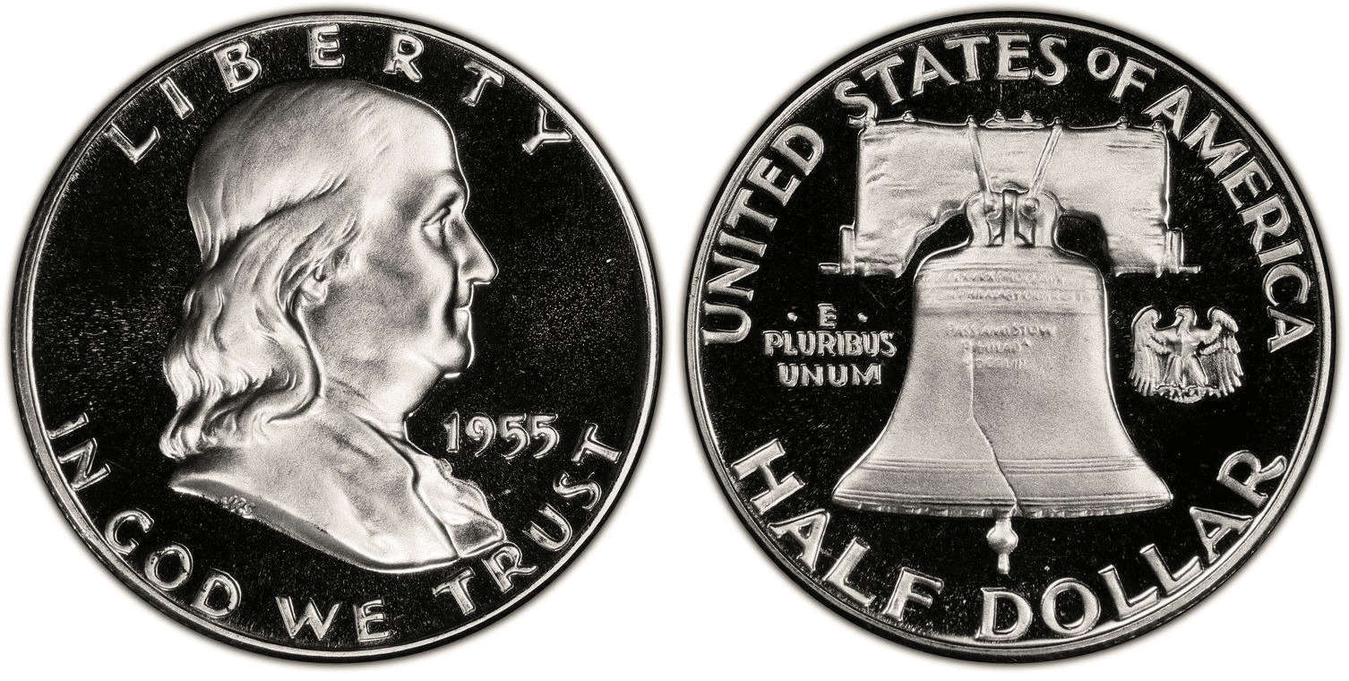 1955 P Franklin Half Dollar