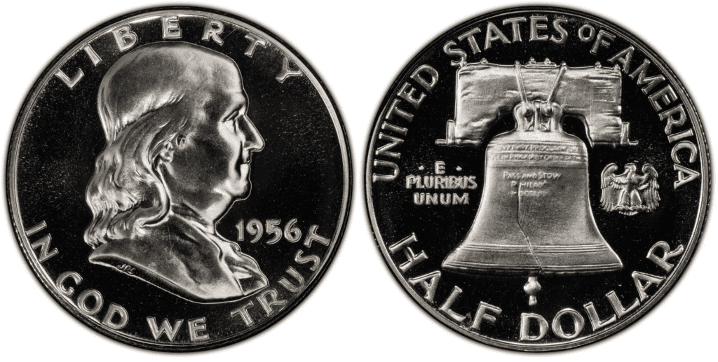 1956 Proof Franklin Half Dollar