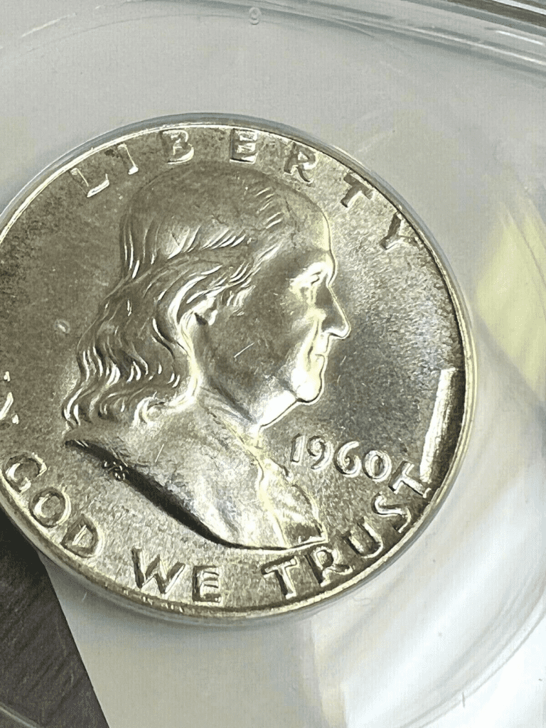 1960 Franklin Half Dollar Error