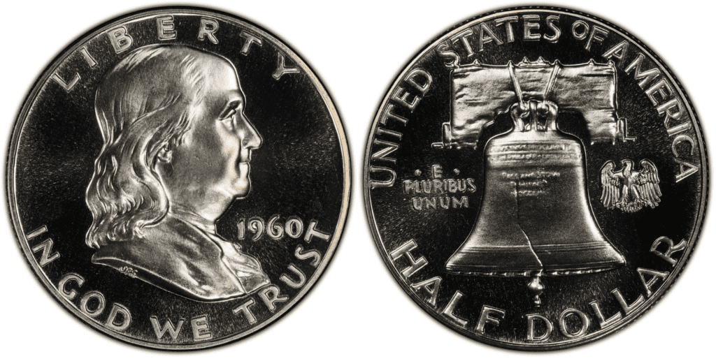1960 Proof Franklin Half Dollar