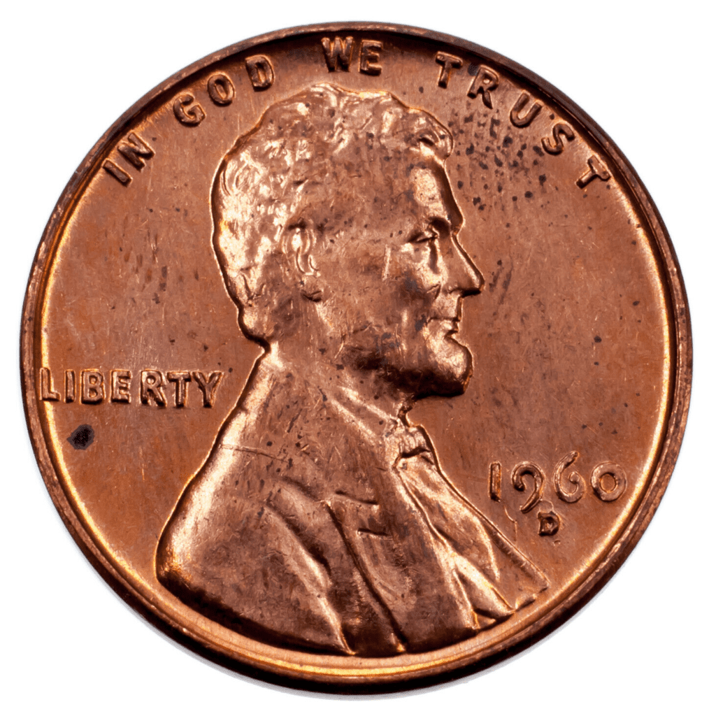 1960 doubled die penny error
